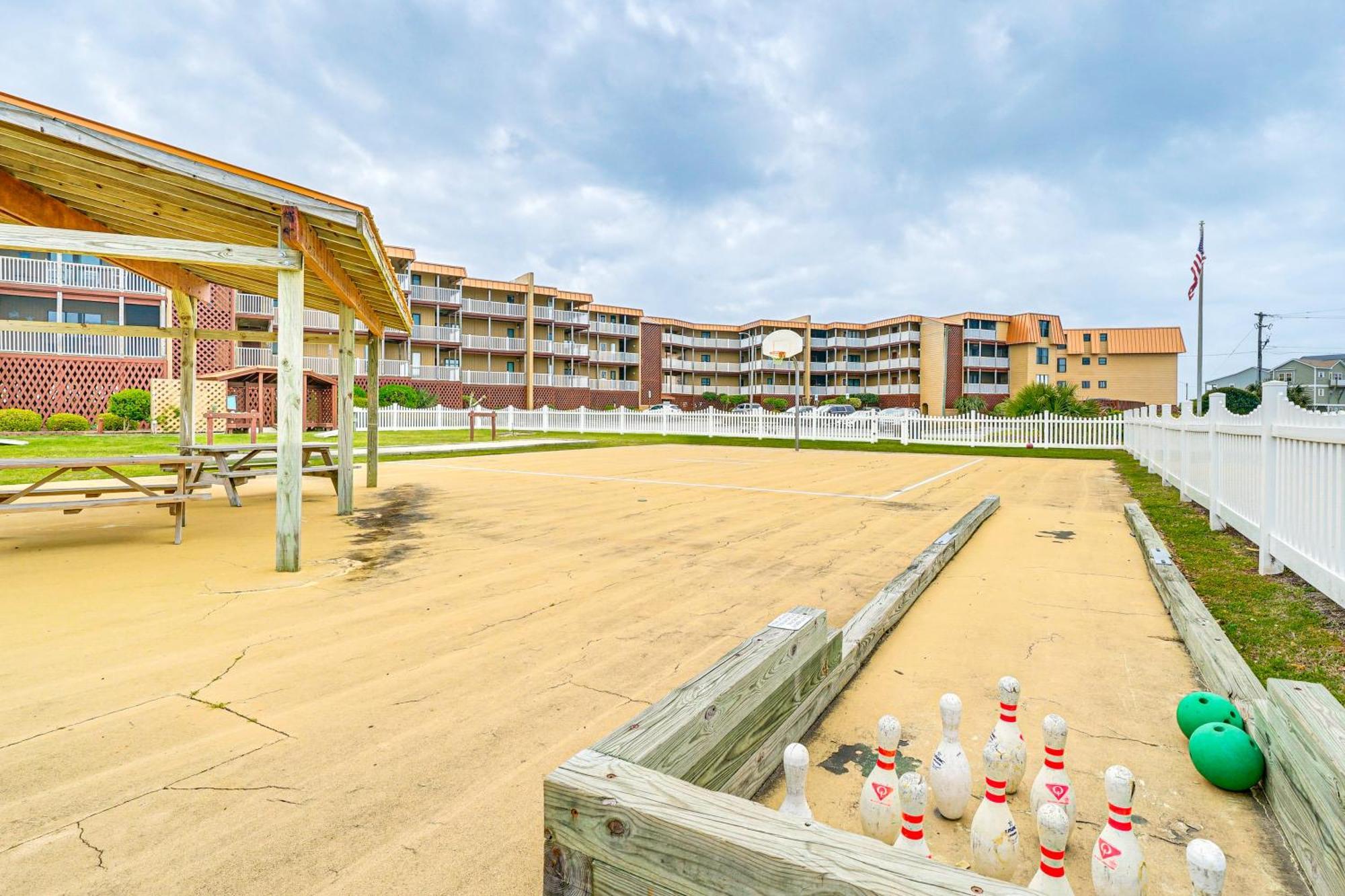 Steps To The Beach Oceanfront Condo With Lanai! North Topsail Beach Exterior photo