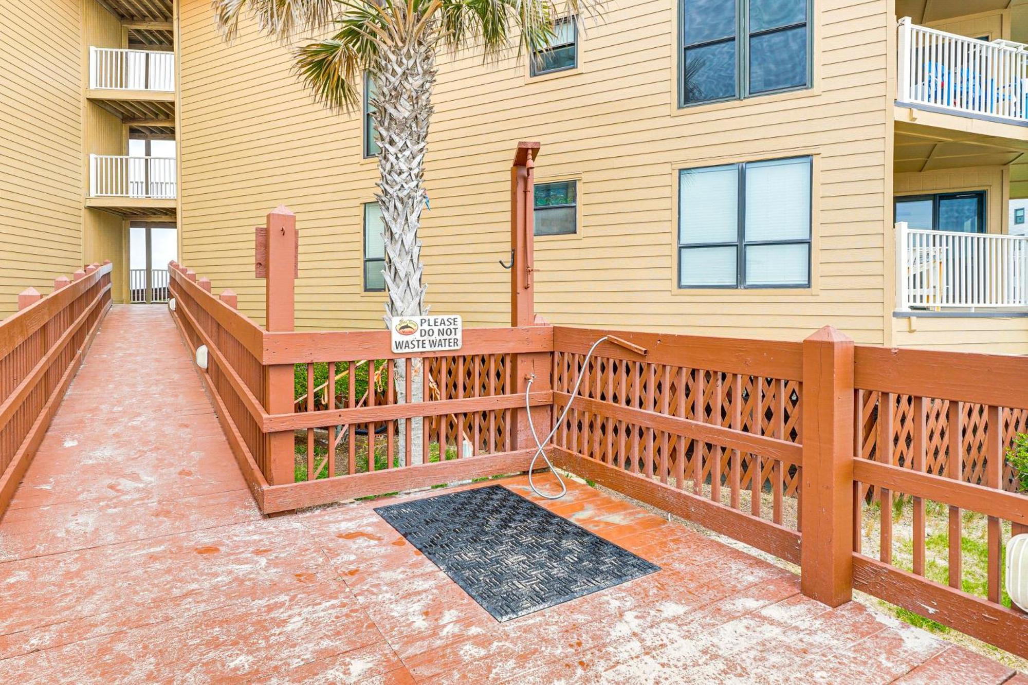 Steps To The Beach Oceanfront Condo With Lanai! North Topsail Beach Exterior photo