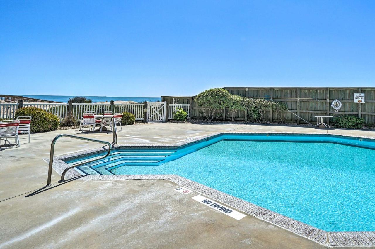 Steps To The Beach Oceanfront Condo With Lanai! North Topsail Beach Exterior photo