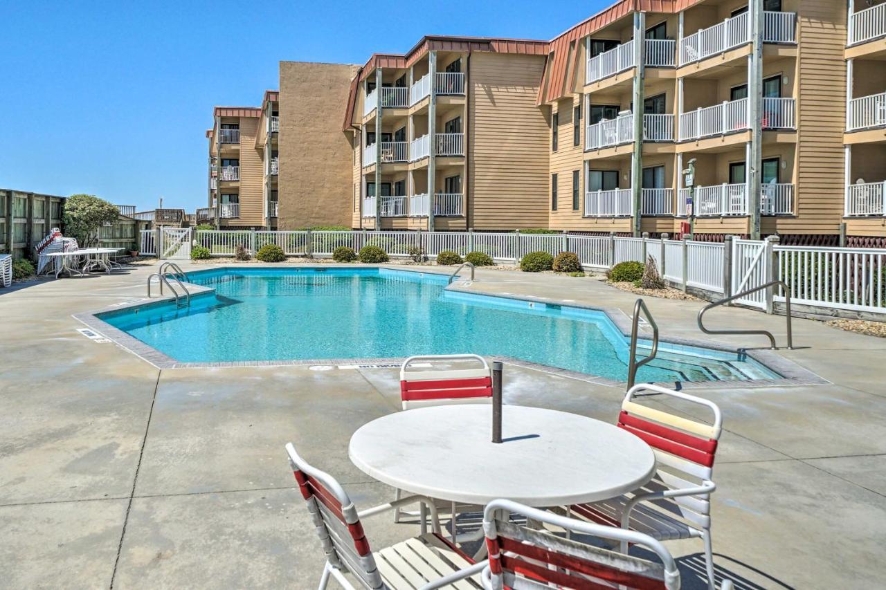 Steps To The Beach Oceanfront Condo With Lanai! North Topsail Beach Exterior photo